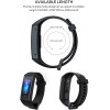 WYZE Band Fitness Tracker with Alexa Built-in, Activity Tracker Watch with Heart Rate Monitor, Smart Fitness Band with Step Counter, Calorie Counter, Pedometer Water Resistant, Black