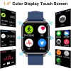 Donerton Smart Watch, Fitness Tracker for Women, 1.4&#34; TFT LCD Screen Smartwatch with Heart Rate and Sleep Monitor, IP67 Waterproof Activity Tracker with Pedometer, Fitness Watch for Android and iOS