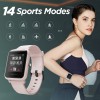 Amazfit Bip S Lite Smart Watch Fitness Tracker for Android iPhones, 30 Days Battery Life,14 Sports Modes, Heart Rate &amp; Sleep Monitor, 5 ATM Waterproof, 1.28вЂќ Always-on Display, for Men Women(Pink)