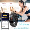 2021 Version Fitness Tracker with Body Temperature Heart Rate Blood Pressure Sleep Health Monitor, IP68 Waterproof Activity Tracker, Step Calorie Counter Pedometer Watch for Men Women Teens